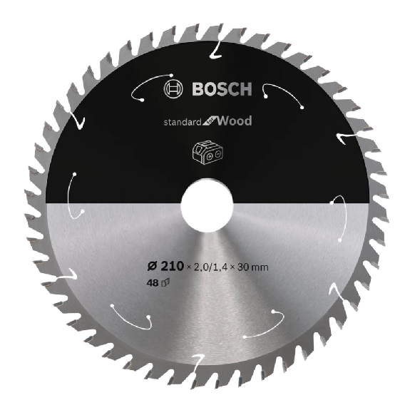 Kreissägeblatt Standard for Wood Bosch Professional 210 x 30 x 1,7 mm 48 Zähne (2608837714)-Beschreibung lesen