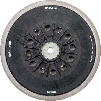 EXPERT Multihole Stützteller für , 150 mm, Weich. Für Exzenterschleifer-Beschreibung lesen