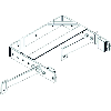 ZARGES Wandhalter U-Bügel verstellbar 400 - 600 mm, Stahl ZARGES Wandhalter U-Bügel verstellbar 400 - 600 mm, Stahl