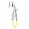 Mikro Schere - 14cm, Gerade