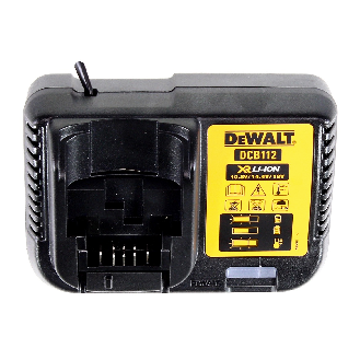 DeWalt DCB 112 XR Li-Ion Ladegerät für Akkus mit 10,8 / 14,4 / 18 Volt.-Beschreibung lesen