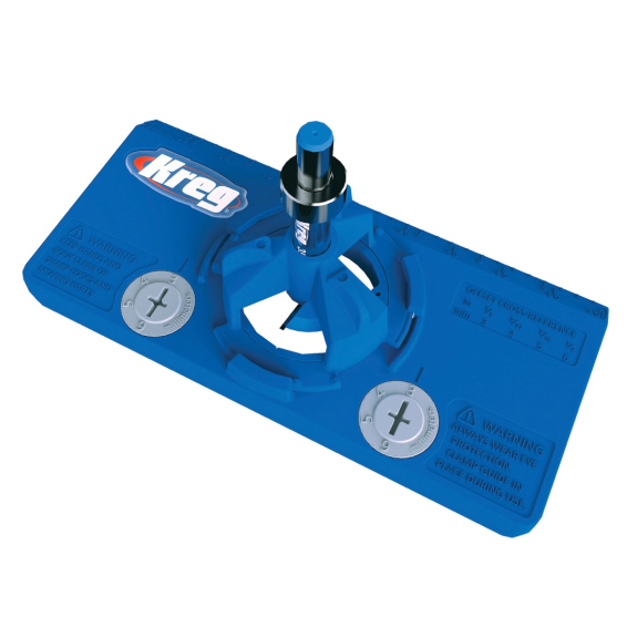KREG Concealed Hinge Jig Bohrschablone für Topfscharniere Ø 35 mm ( KHI-HINGE ) für Möbelbau und Schranktüren-Beschreibung lesen