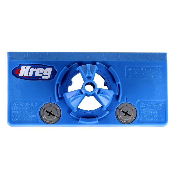 KREG Concealed Hinge Jig Bohrschablone für Topfscharniere Ø 35 mm ( KHI-HINGE ) für Möbelbau und Schranktüren-Beschreibung lesen