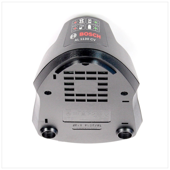 Bosch AL 1130 CV Schnellladegerät für 10,8 V Li-Ion Akku (2607225134)-Beschreibung lesen