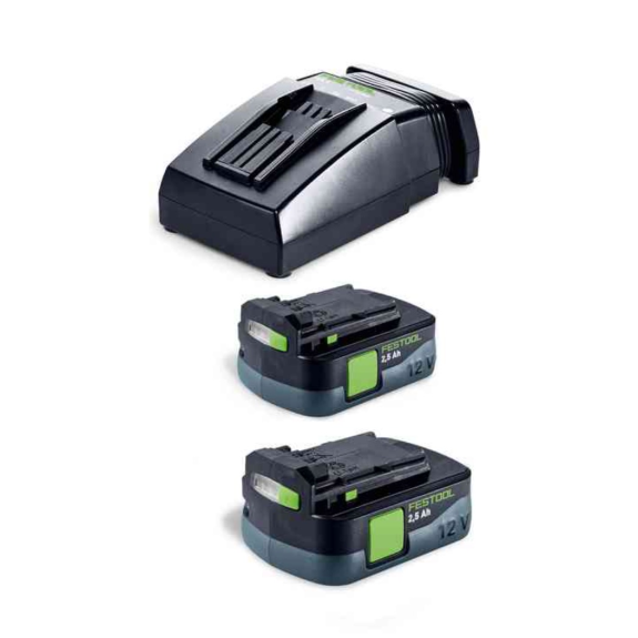Festool CXS 12 2,5-Plus Akku-Bohrschrauber 12 V 30 Nm Brushless (576864) + 2x Akku 2,5 Ah + Ladegerät + Systainer-Beschreibung lesen