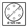 Festool Schleifteller ST-STF D125/8 FX-H FastFix 125 mm hart ( 492127 )