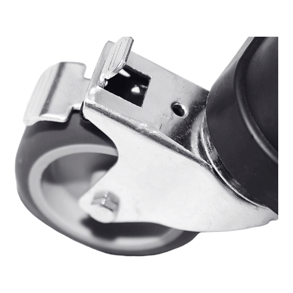 Qbrick System ONE Stapelbare Transportplattform 745 x 510 x 180 mm mit schwenkbaren Metallrädern und Bremse.-Beschreibung lesen