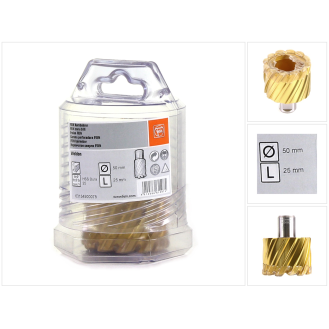 FEIN HSS Dura 25 Kernbohrer mit Weldon Aufnahme 50 x 25 mm ( 63134500075 )-Beschreibung lesen