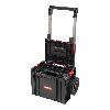Qbrick System PRO Cart 2.0 Plus stapelbar 490 x 415 x 660 mm 29 l IP54 abnehmbarer doppelter Teleskopgriff