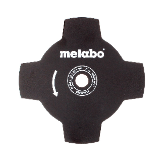 Metabo Grasmesser 4 flügelig für Freischneider ( 628433000 ) 254 x 1,5 x 25,4 mm-Beschreibung lesen