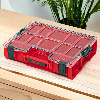 Qbrick System PRO Organizer 300 ROT ULTRA HD stapelbar 452 x 358 x 110 mm 9 l IP54 mit 8 Einsätzen