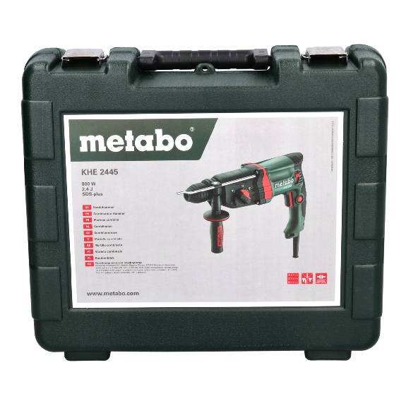 Kombihammer 800W 2,4J SDS-plus mit Koffer-Beschreibung lesen