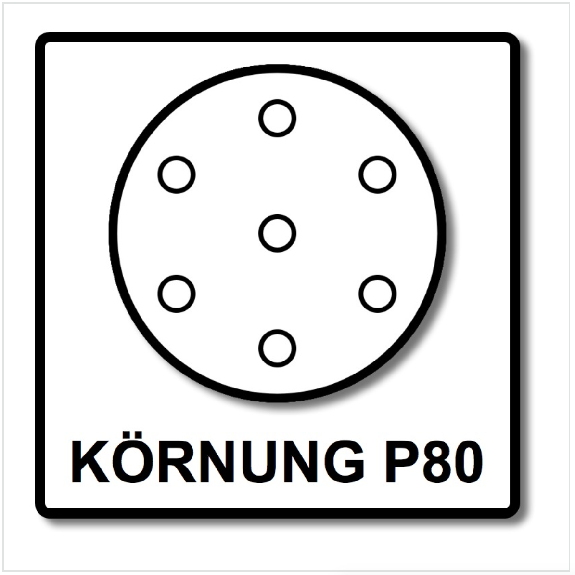 Festool STF D150/48 Rubin2 Schleifscheiben RU2/50, P80, 150 mm / 50 Stück ( 575188 ) - neue Version von 499119-Beschreibung lesen