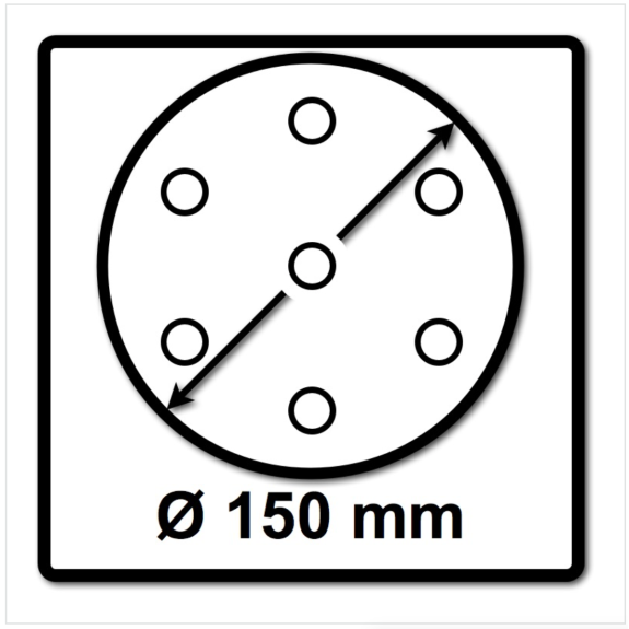 Festool STF D150/48 Rubin2 Schleifscheiben RU2/50, P80, 150 mm / 50 Stück ( 575188 ) - neue Version von 499119-Beschreibung lesen