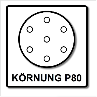 Festool STF D150/48 Rubin2 Schleifscheiben RU2/50, P80, 150 mm / 50 Stück ( 575188 ) - neue Version von 499119-Beschreibung lesen