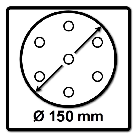 Festool STF D150/48 Schleifscheiben Rubin 2 P180 150 mm 50 Stk. ( 575192 ) für RO 150, ES 150, ETS 150, ETS EC 150, LEX 150, WTS 150, HSK-D 150-Beschreibung lesen