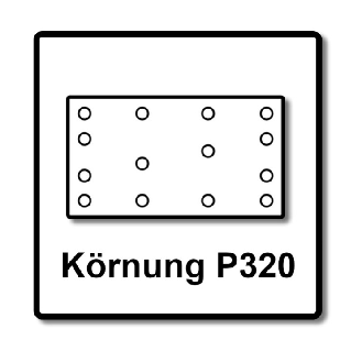 Festool STF 80x133 Schleifstreifen Granat P320 80 x 133 mm 100 Stk. ( 497125 ) für Rutscher RTS 400, RTSC 400, RS 400, RS 4, LS 130-Beschreibung lesen
