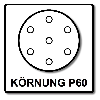 Festool Rubin 2 STF D125/8 P60 RU2/50 Schleifscheibe 125 mm P60 für RO 125, ES 125, ETS 125, ETSC 125, ETS EC 125, LEX 125, 50.