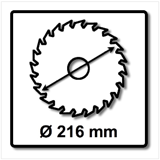 Festool Spezial Kreissägeblatt HW 216 x 30 x 2,3 mm TF64 216 mm 64 Zähne ( 500122 )-Beschreibung lesen