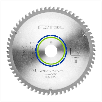 Festool Spezial Kreissägeblatt HW 216 x 30 x 2,3 mm TF64 216 mm 64 Zähne ( 500122 )-Beschreibung lesen