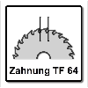 Festool Spezial Kreissägeblatt HW 216 x 30 x 2,3 mm TF64 216 mm 64 Zähne ( 500122 )