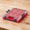 Qbrick System ONE Organizer M ROT ULTRA HD Organizer 365 x 265 x 77 mm 2,5 l stapelbar IP66