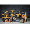 FORTE Tools K-31 Aufbewahrungsbox in 13,5x11,2x6 cm, Schubladenbox, Transparent, Kunststoff, mit 2 Schubladen, kombinierbar.