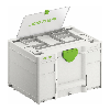 Festool SYS3 DF M 237 Systainer Werkzeugkoffer mit Deckelfach 396 x 296 x 237 mm 21,4 l koppelbar (577348)