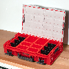 Qbrick System ONE Organizer XL 2.0 ROT ULTRA HD Custom 582 x 387 x 131 mm 13,5 l IP66 mit 8 Einsätzen und 6 Trennwänden