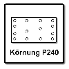 Festool STF 80x133 Schleifstreifen Granat P240 80 x 133 mm 100 Stk. ( 497124 ) für Rutscher RTS 400, RTSC 400, RS 400, RS 4, LS 130