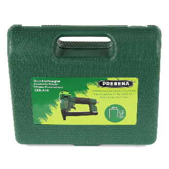 Prebena 1XR-A16 Pneumatischer Tacker mit Transportkoffer-Beschreibung lesen