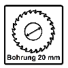 Festool Kreissägeblatt Laminate/HPL HW 160 x 1,8 x 20 TF52 ( 205554 ) für Tauchsägen TS 55 F, TSC 55 K & Handkreissägen HK 55, HKC 55
