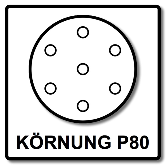 Festool Netzschleifmittel	STF D150 P80 GR NET/50 150 mm / 50 Stk. ( 203303 )-Beschreibung lesen