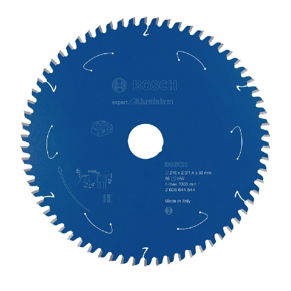 Bosch Professional Expert for Aluminium Kreissägeblatt 216 x 30 x 2 mm 66 Zähne (2608644544)-Beschreibung lesen