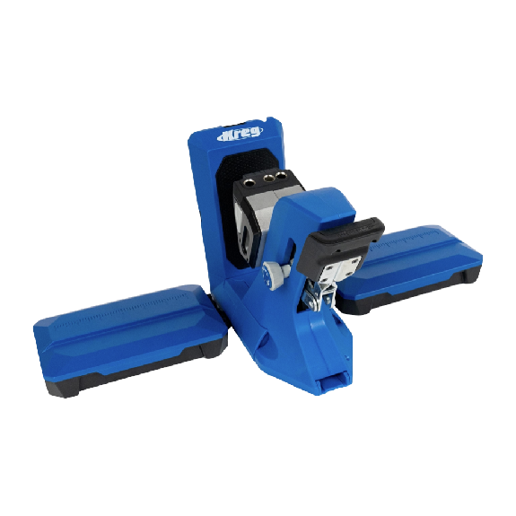 KREG Pocket Hole Jig 720 PRO Taschenloch Bohrschablone ( KPHJ720PRO ) + Basis Station + Stufenbohrer + Bit + Schrauben-Beschreibung lesen