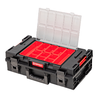 Qbrick System ONE 200 2.0 Expert stapelbar 585 x 385 x 190 mm 15,4 l IP66 mit 12 Einlagen und 3 Trennwänden-Beschreibung lesen
