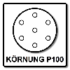 Festool STF D150/48 Schleifscheiben Granat P100 150 mm 100 Stk. ( 575163 ) für RO 150, ES 150, ETS 150, ETS EC 150, LEX 150, WTS 150, HSK-D 150