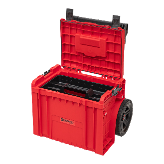 Qbrick System PRO Cart 2.0 Plus RED ULTRA HD stapelbar 490 x 415 x 660 mm 29 l IP54 abnehmbarer doppelter Teleskopgriff-Beschreibung lesen