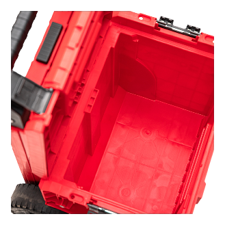 Qbrick System PRO Cart 2.0 Plus RED ULTRA HD stapelbar 490 x 415 x 660 mm 29 l IP54 abnehmbarer doppelter Teleskopgriff-Beschreibung lesen