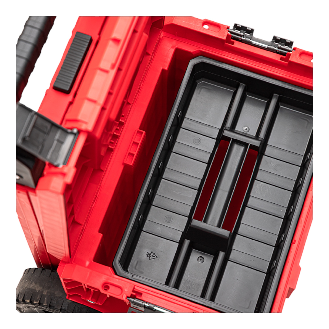 Qbrick System PRO Cart 2.0 Plus RED ULTRA HD stapelbar 490 x 415 x 660 mm 29 l IP54 abnehmbarer doppelter Teleskopgriff-Beschreibung lesen