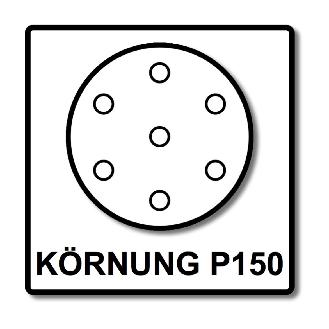 Festool STF D150/48 Rubin 2 RU2/50 Schleifscheiben, P150, 150 mm / 50 Stk. ( 575191 )-Beschreibung lesen