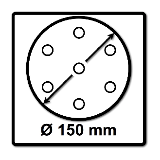 Festool STF D150/48 Rubin 2 RU2/50 Schleifscheiben, P150, 150 mm / 50 Stk. ( 575191 )-Beschreibung lesen