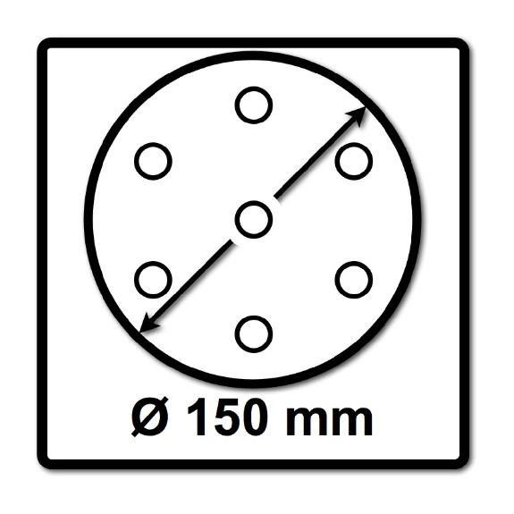 Festool STF D150/48 Rubin 2 RU2/50 Schleifscheiben, P150, 150 mm / 50 Stk. ( 575191 )-Beschreibung lesen