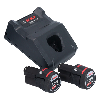 Bosch GSR 12V-15 Professional Akku-Bohrschrauber + 2x Akkus GBA 2,0 Ah + 1x Ladegerät GAL 1230 + L-Boxx Koffer