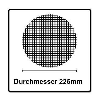 Mirka ABRANET Schleifscheiben Grip Ø 225 mm Durchmesser P320 25 Stk. ( 5422302532 )-Beschreibung lesen