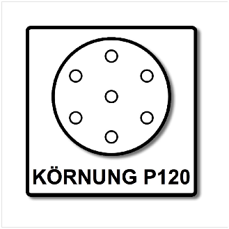 Schleifscheiben P120 150 mm-Beschreibung lesen