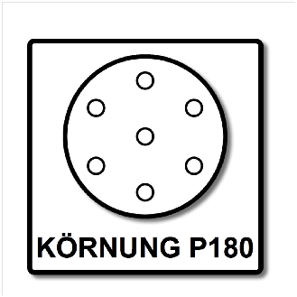 Festool Schleifscheiben STF D150/48 P180 GR/100 150 mm / 100 Stk. ( 575166 )-Beschreibung lesen