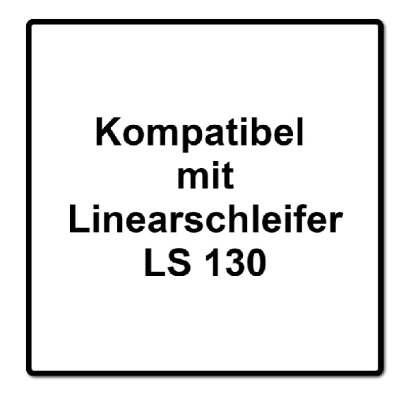 Festool SSH-STF-LS130-F Flach Profilschuh ( 490161 ) 80 x 130 mm für Linearschleifer LS 130-Beschreibung lesen