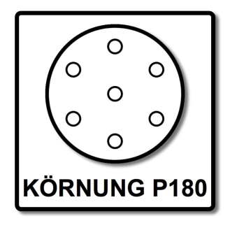 Festool STF D225/128 Schleifscheibe Granat P180 225 mm 25 Stk. ( 205660 ) für Langhalsschleifer PLANEX-Beschreibung lesen