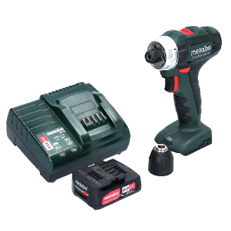 Metabo PowerMaxx BS 12 Akku-Bohrschrauber 12V 40Nm + 1x Akku 2,0Ah + Ladegerät-Beschreibung lesen